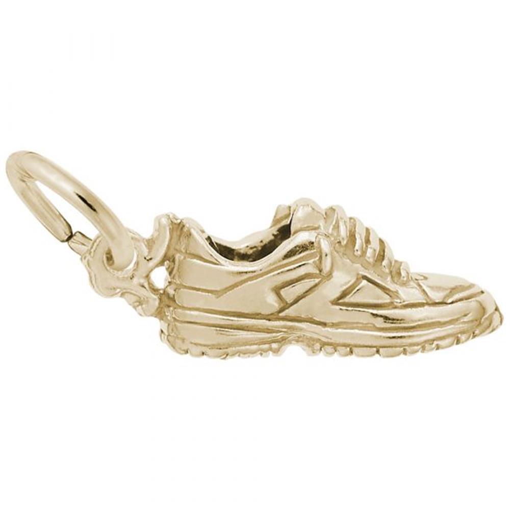 Sneaker Charm / Gold Plated Sterling Silver
