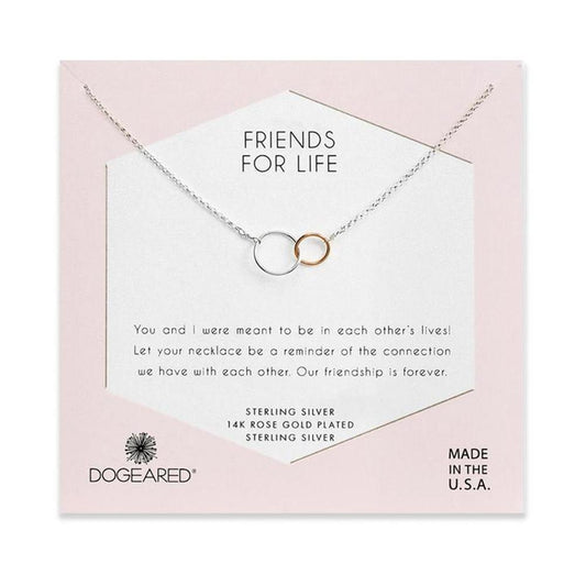 Friends For Life / Rose Gold with SS / 18"