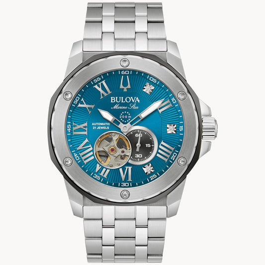 Marc Anthony Blue Dial Automatic Watch
