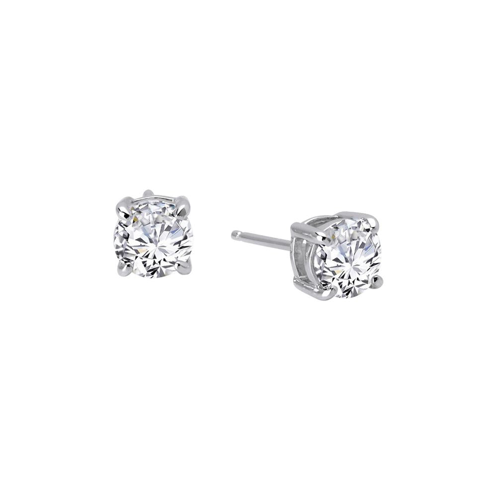 Introducing the Lafonn 2 Carat Diamond Stud Earrings – each earring showcases a round, brilliant-cut diamond set in a sophisticated four-prong setting. The minimalist sterling silver backing elegantly accentuates the sparkle and clarity of these stunning diamonds.